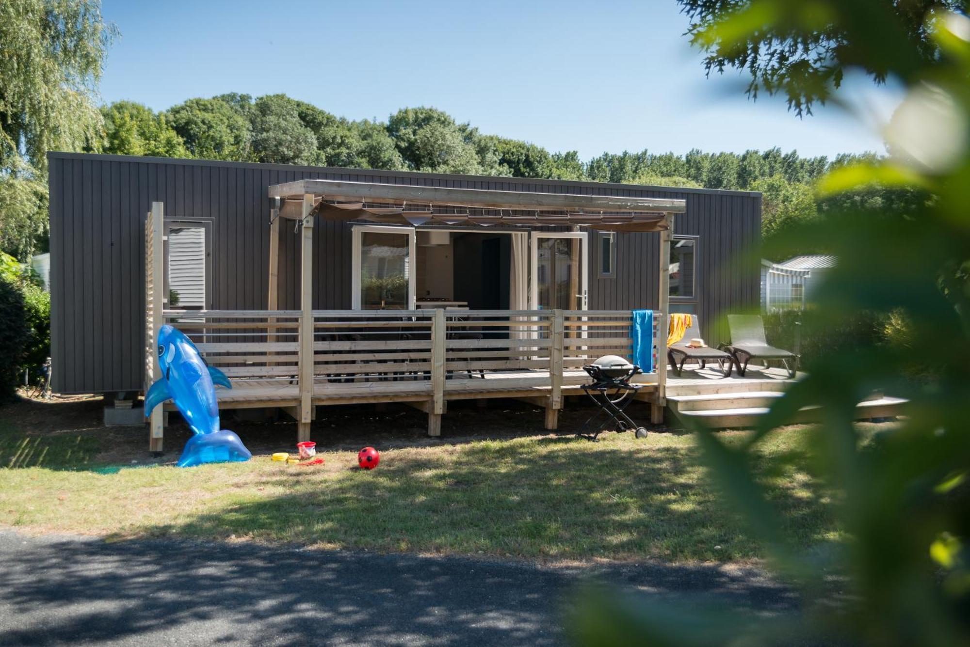 ホテル Camping Les Chouans サンティレール・ド・リエ エクステリア 写真